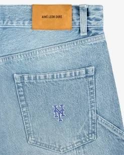 Aimé Leon Dore ALD / New York Mets Denim Shorts