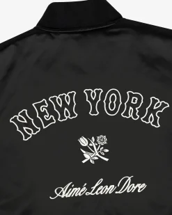Aimé Leon Dore ALD / New York Mets Satin Varsity Jacket