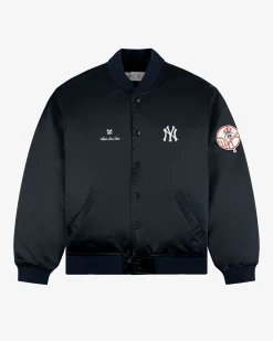 Aimé Leon Dore ALD / New York Yankees Satin Varsity Jacket