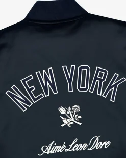 Aimé Leon Dore ALD / New York Yankees Satin Varsity Jacket