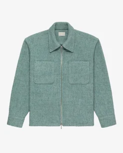 Aimé Leon Dore Alpaca Blend Zip Shirt