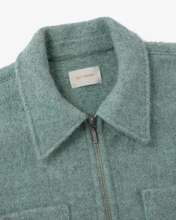 Aimé Leon Dore Alpaca Blend Zip Shirt