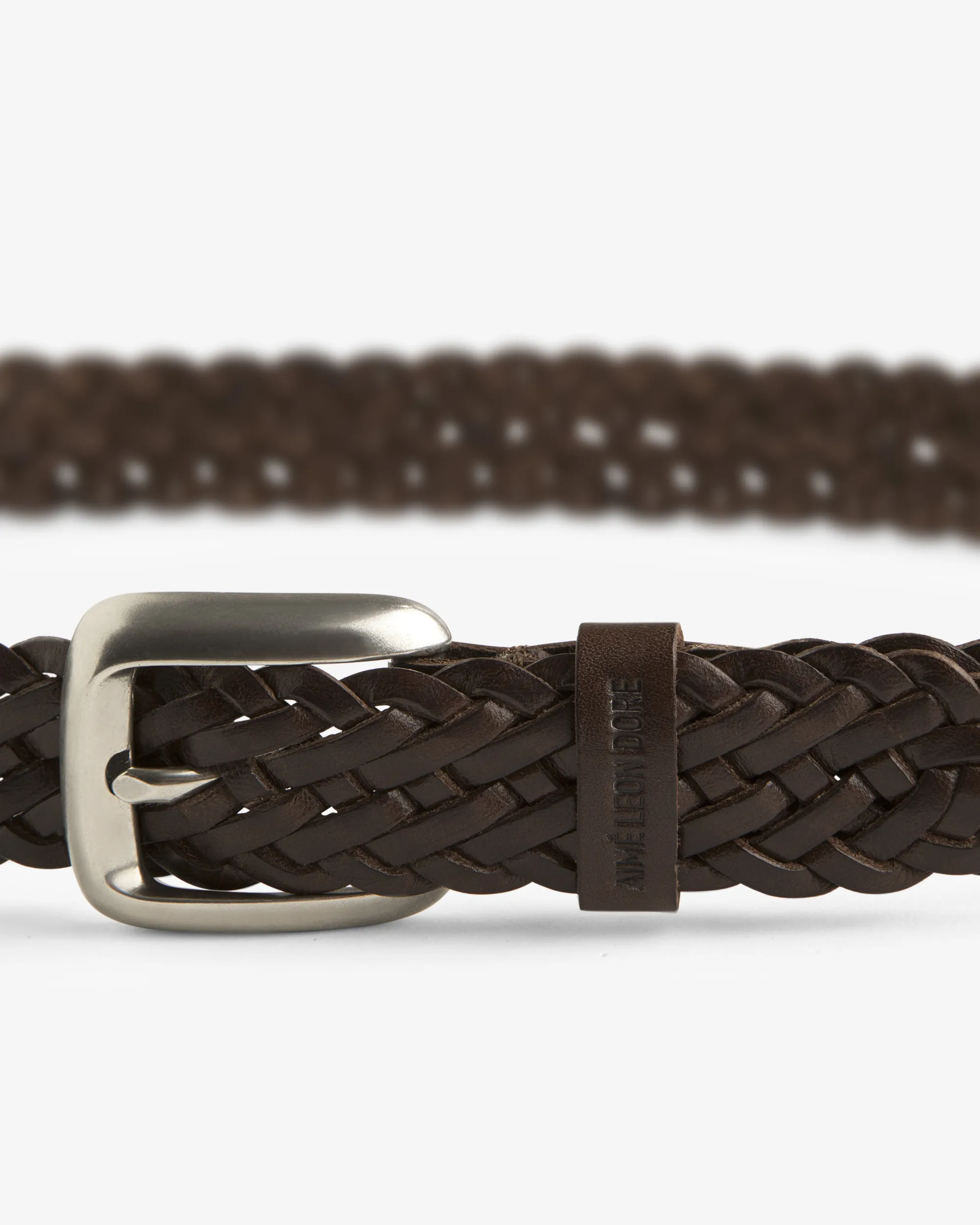 Aimé Leon Dore Braided Leather Belt
