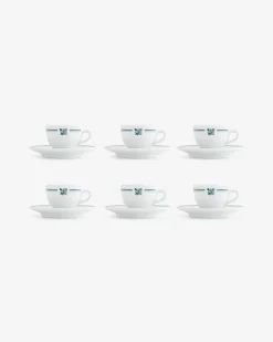 Aimé Leon Dore Café Leon Dore Espresso Cup & Saucer (Set of 6)