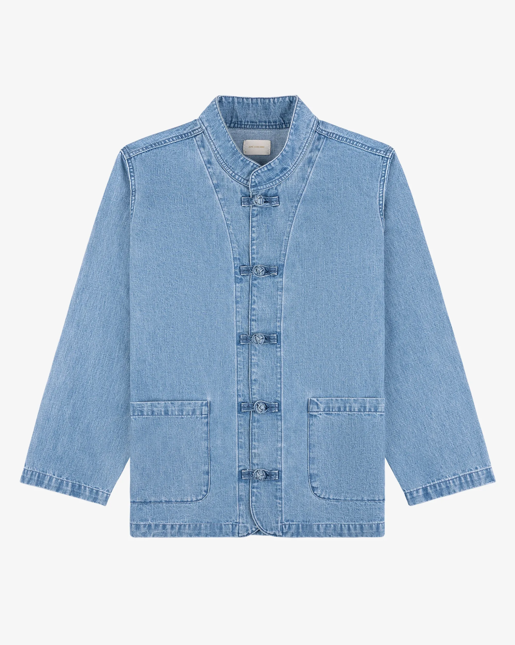 Aimé Leon Dore Denim Collarband Jacket