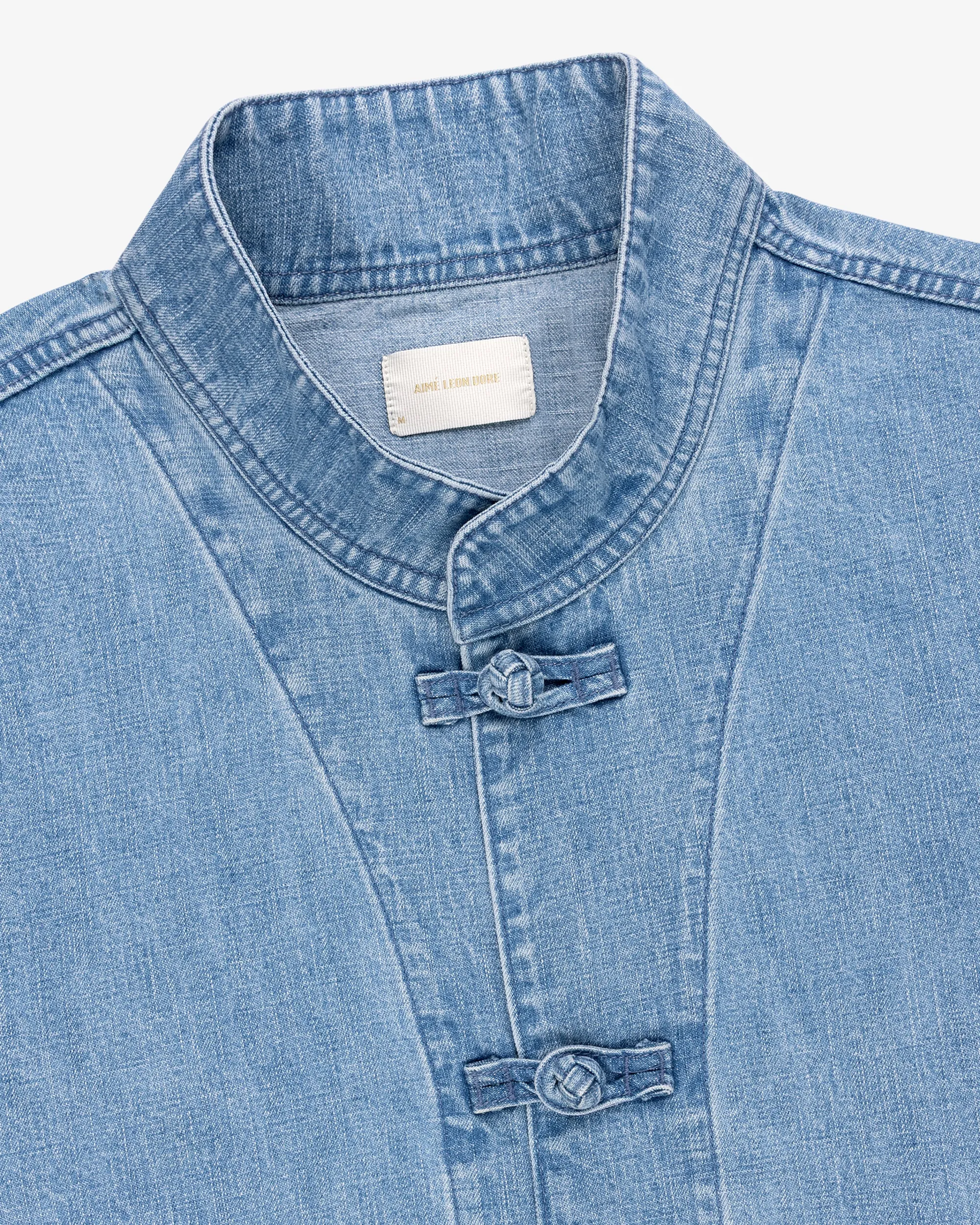Aimé Leon Dore Denim Collarband Jacket