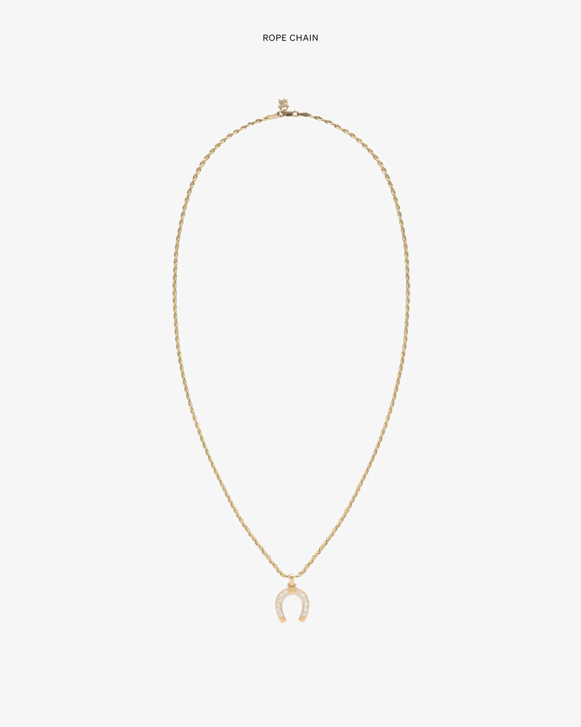 Aimé Leon Dore Diamond Horseshoe Pendant