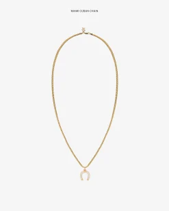 Aimé Leon Dore Diamond Horseshoe Pendant