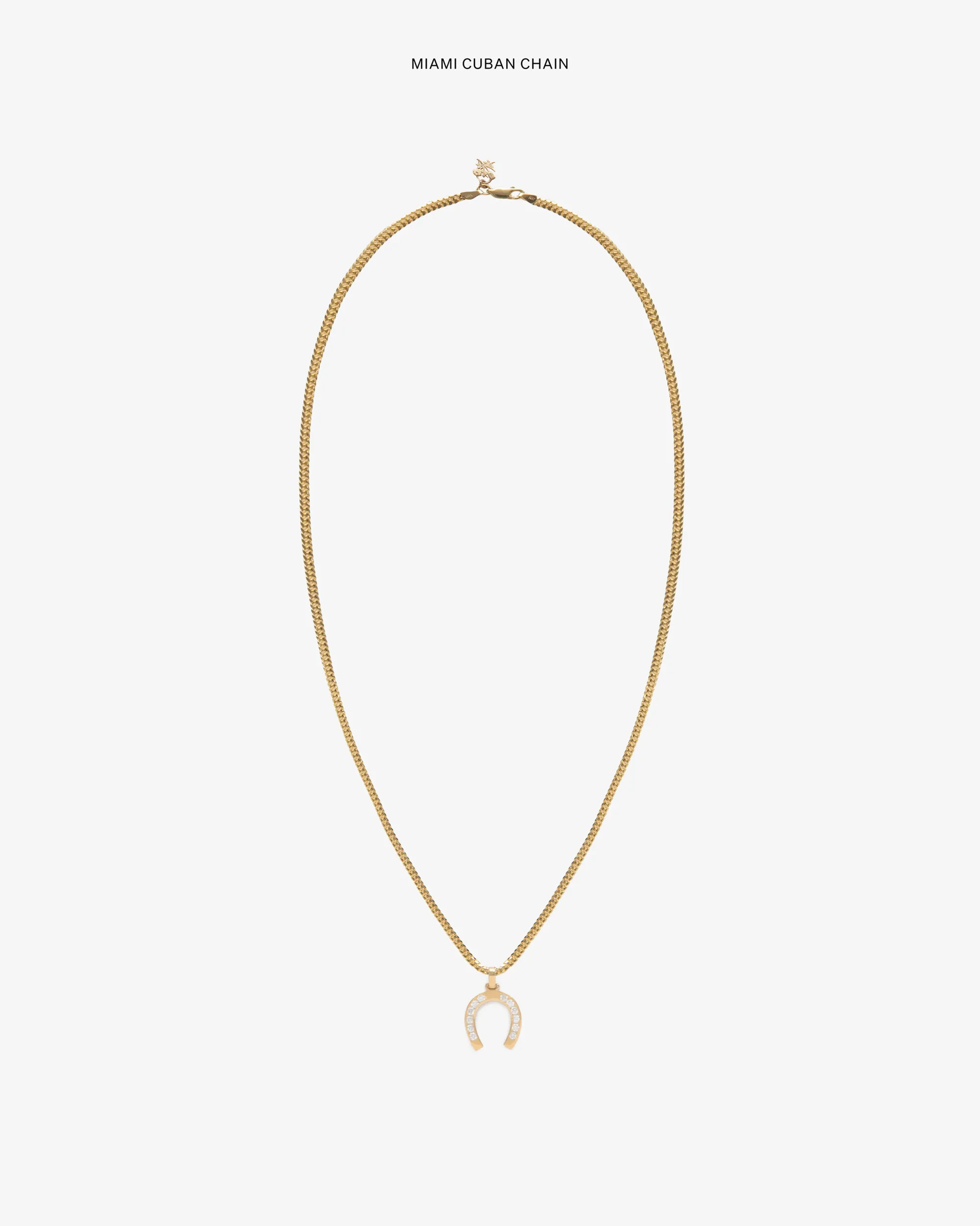 Aimé Leon Dore Diamond Horseshoe Pendant