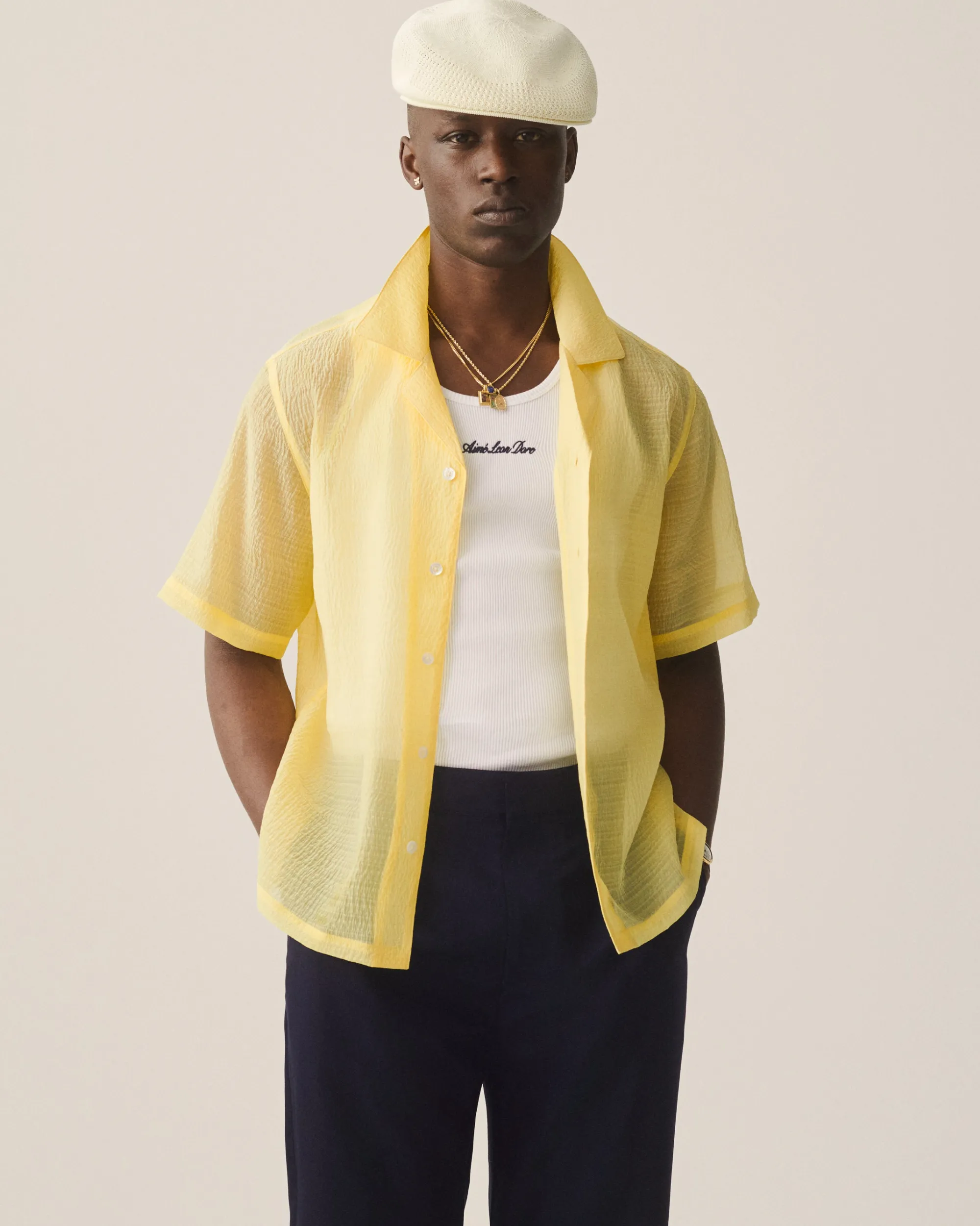 Aimé Leon Dore Embroidered Logo Tank Top