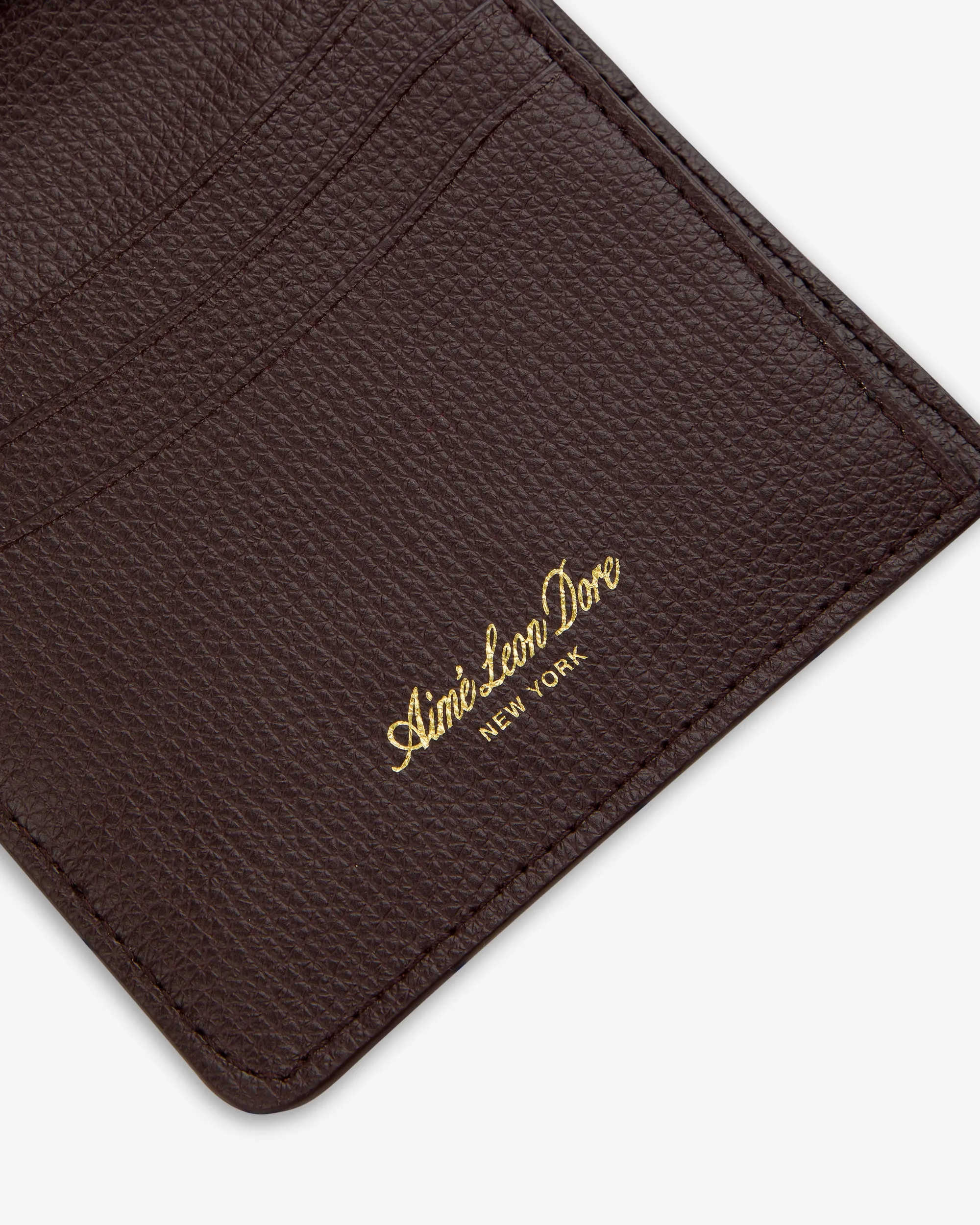 Aimé Leon Dore Full Grain Leather Bi-Fold Wallet