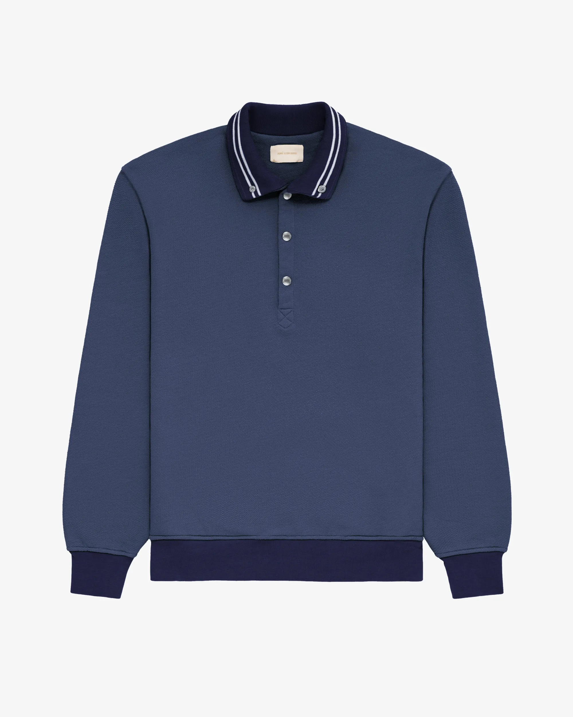 Aimé Leon Dore Jacquard Collar Snap Pullover