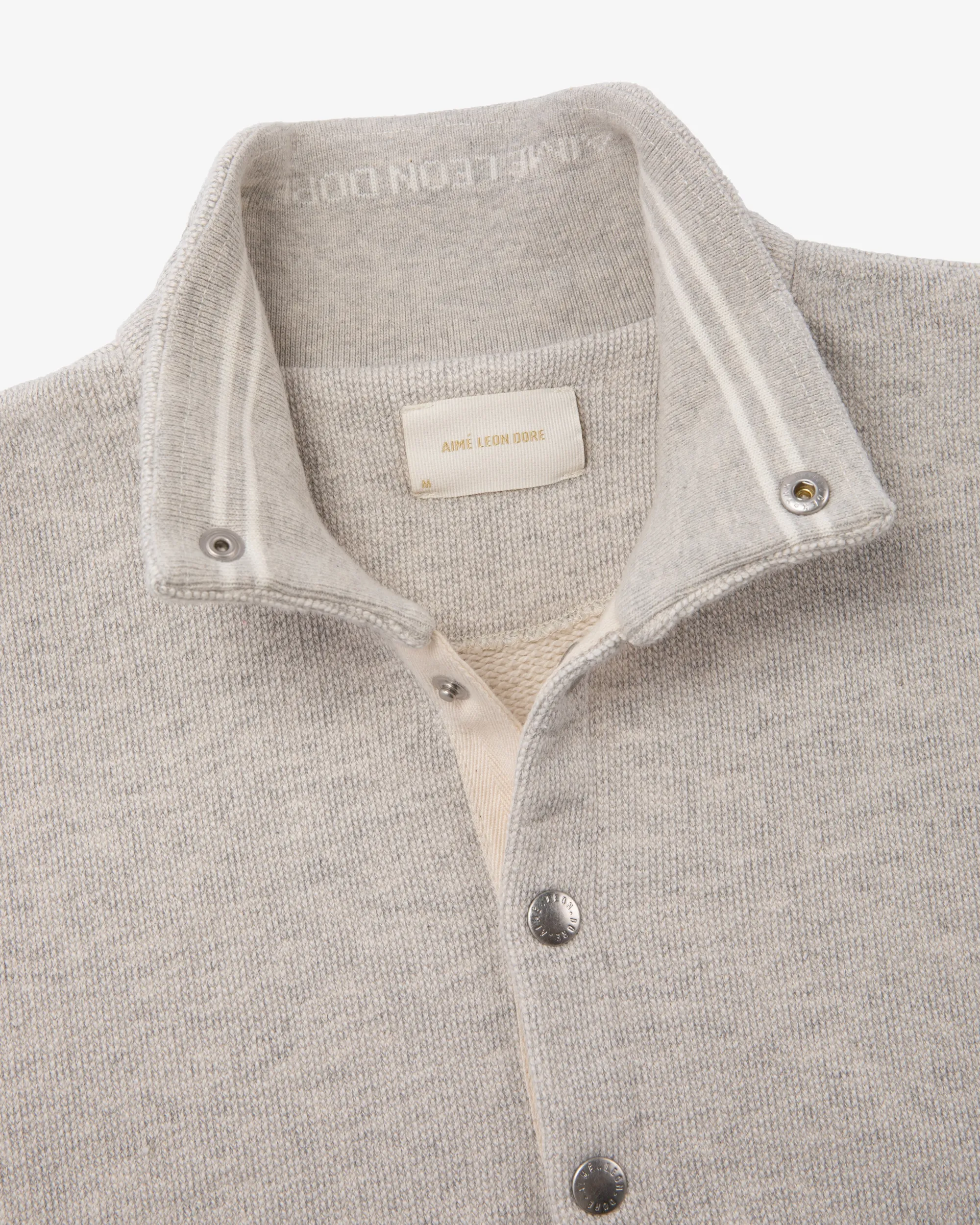 Aimé Leon Dore Jacquard Collar Snap Pullover