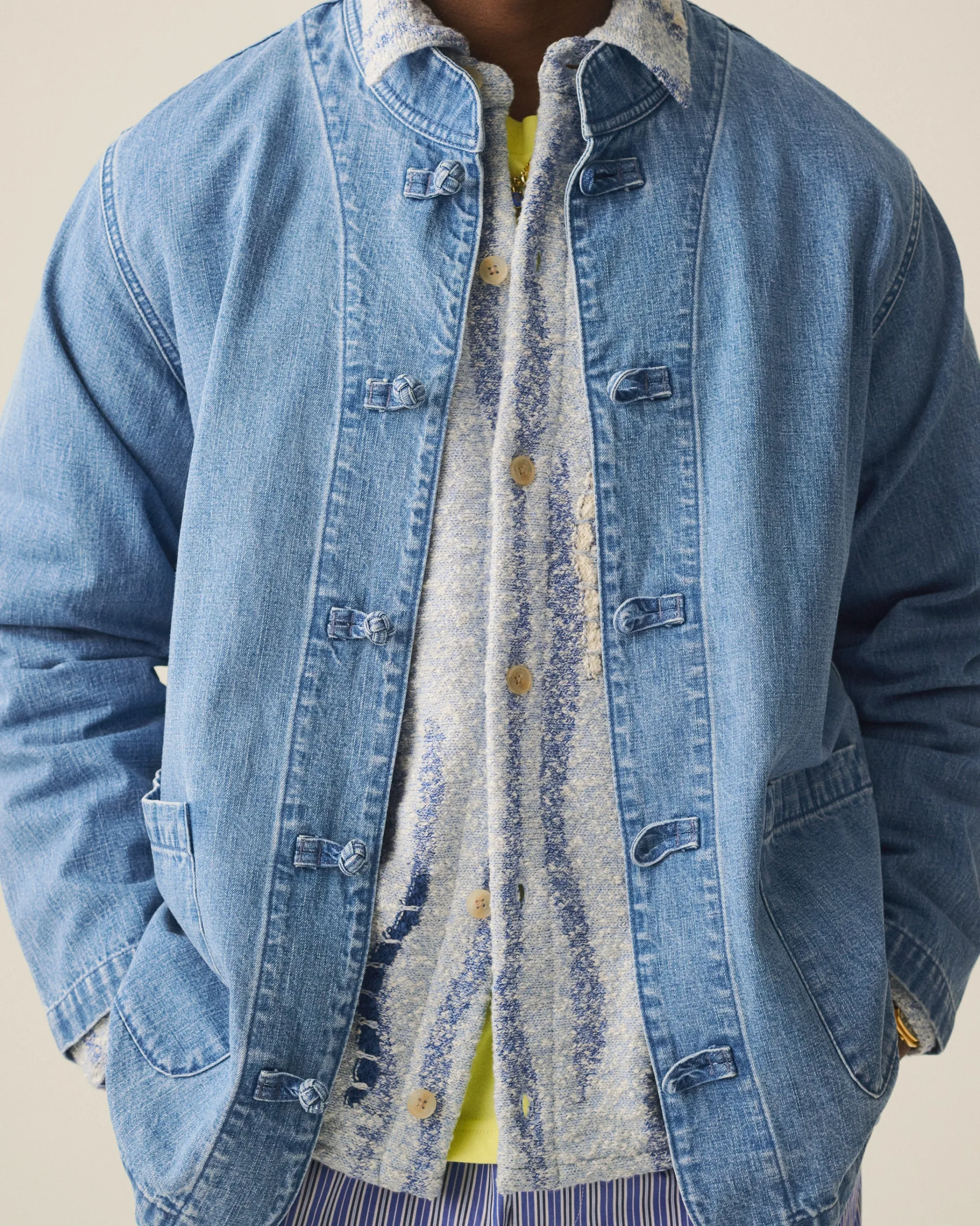 Aimé Leon Dore Jacquard Knit Overshirt