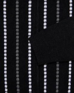 Aimé Leon Dore Jacquard Stripe Polo Cardigan