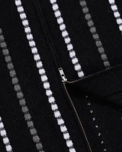 Aimé Leon Dore Jacquard Stripe Polo Cardigan