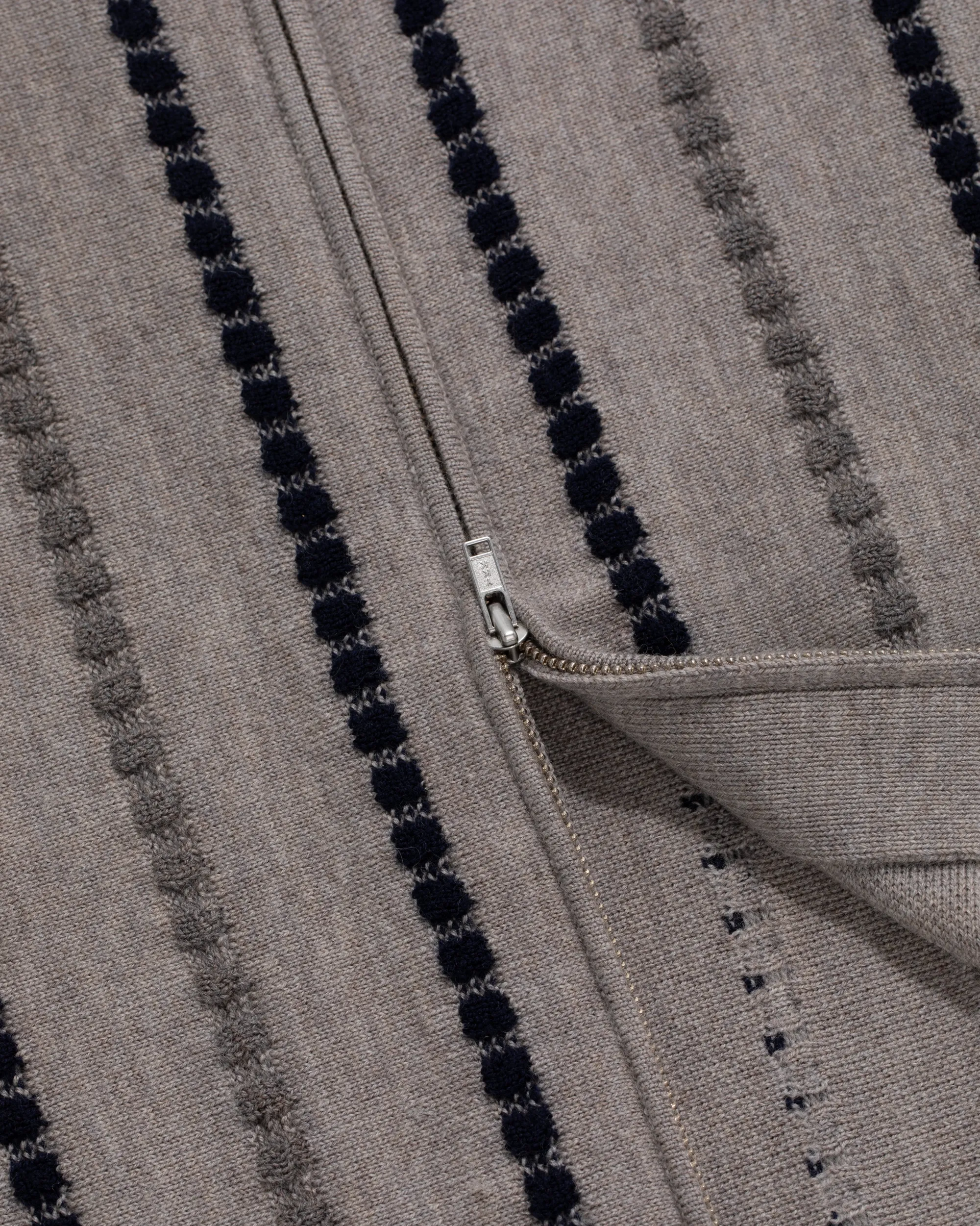 Aimé Leon Dore Jacquard Stripe Polo Cardigan