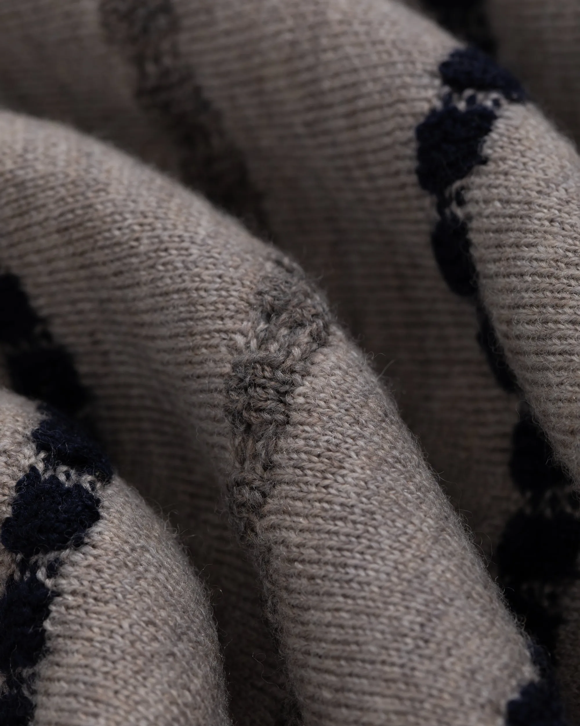 Aimé Leon Dore Jacquard Stripe Polo Cardigan