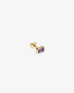 Aimé Leon Dore 14Kt Gold Amethyst Earring