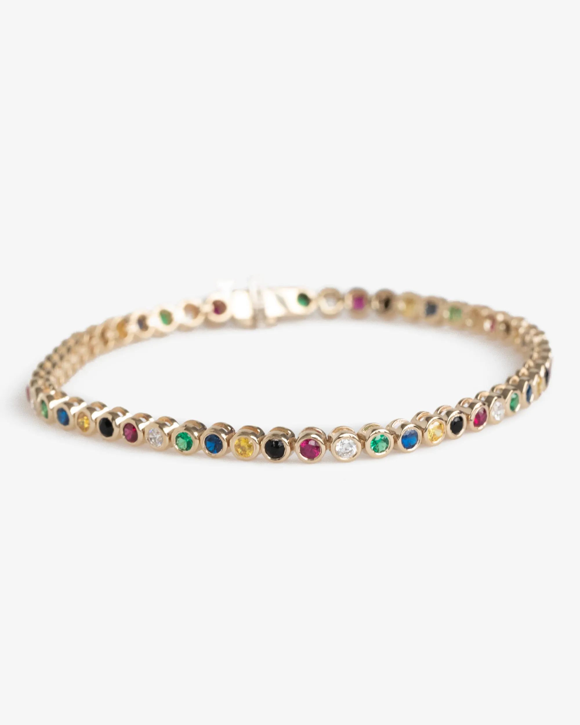 Aimé Leon Dore 14Kt Gold Gemstone Bracelet