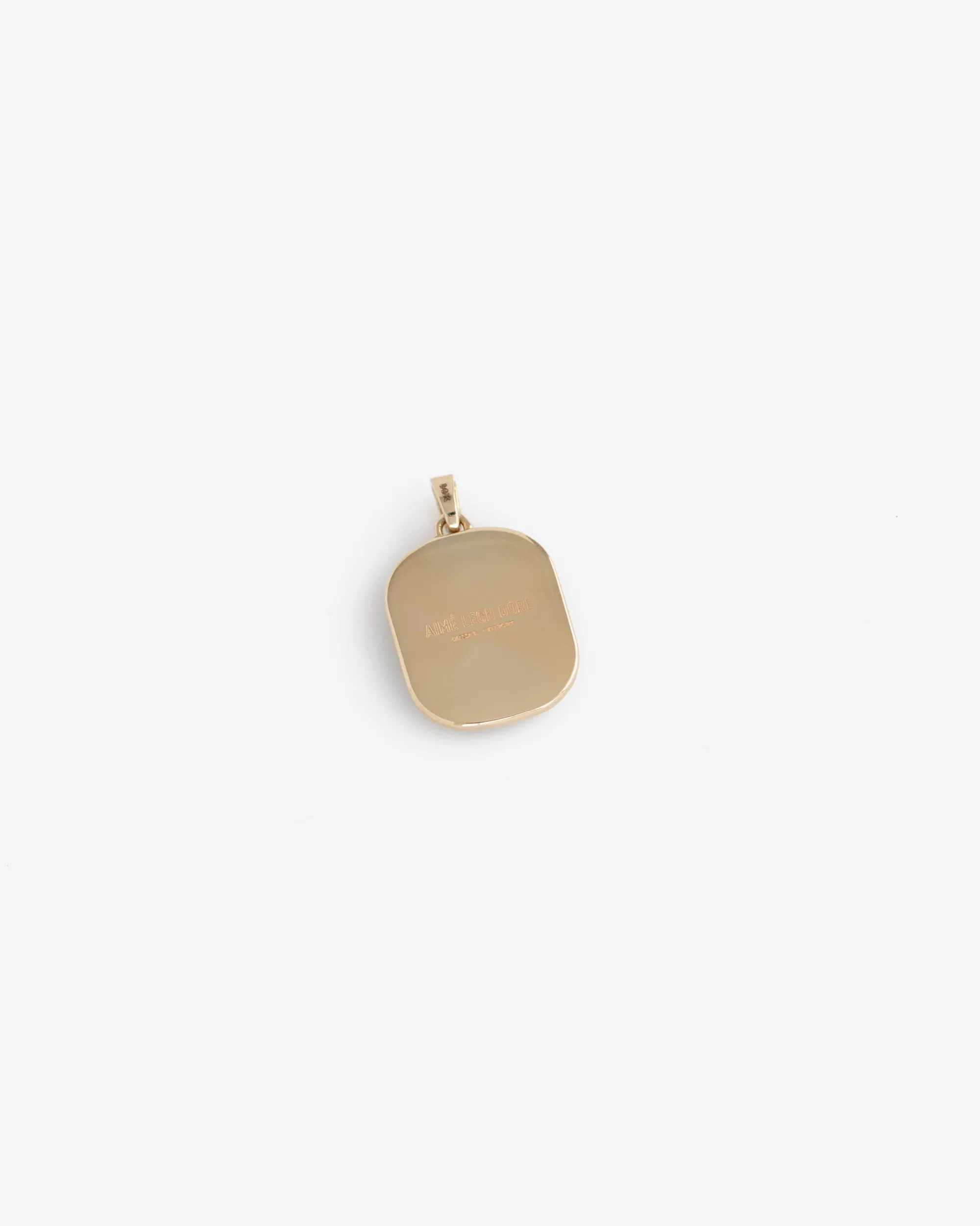Aimé Leon Dore 14Kt Gold Mosaic Pendant