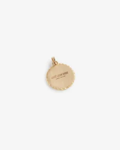Aimé Leon Dore 14Kt Gold Sappho Poet Relief Pendant
