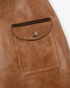 Aimé Leon Dore Leather Aviator Jacket