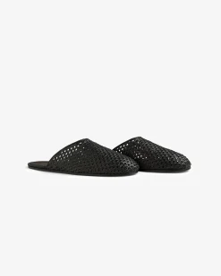 Aimé Leon Dore Leather Raffia Mule