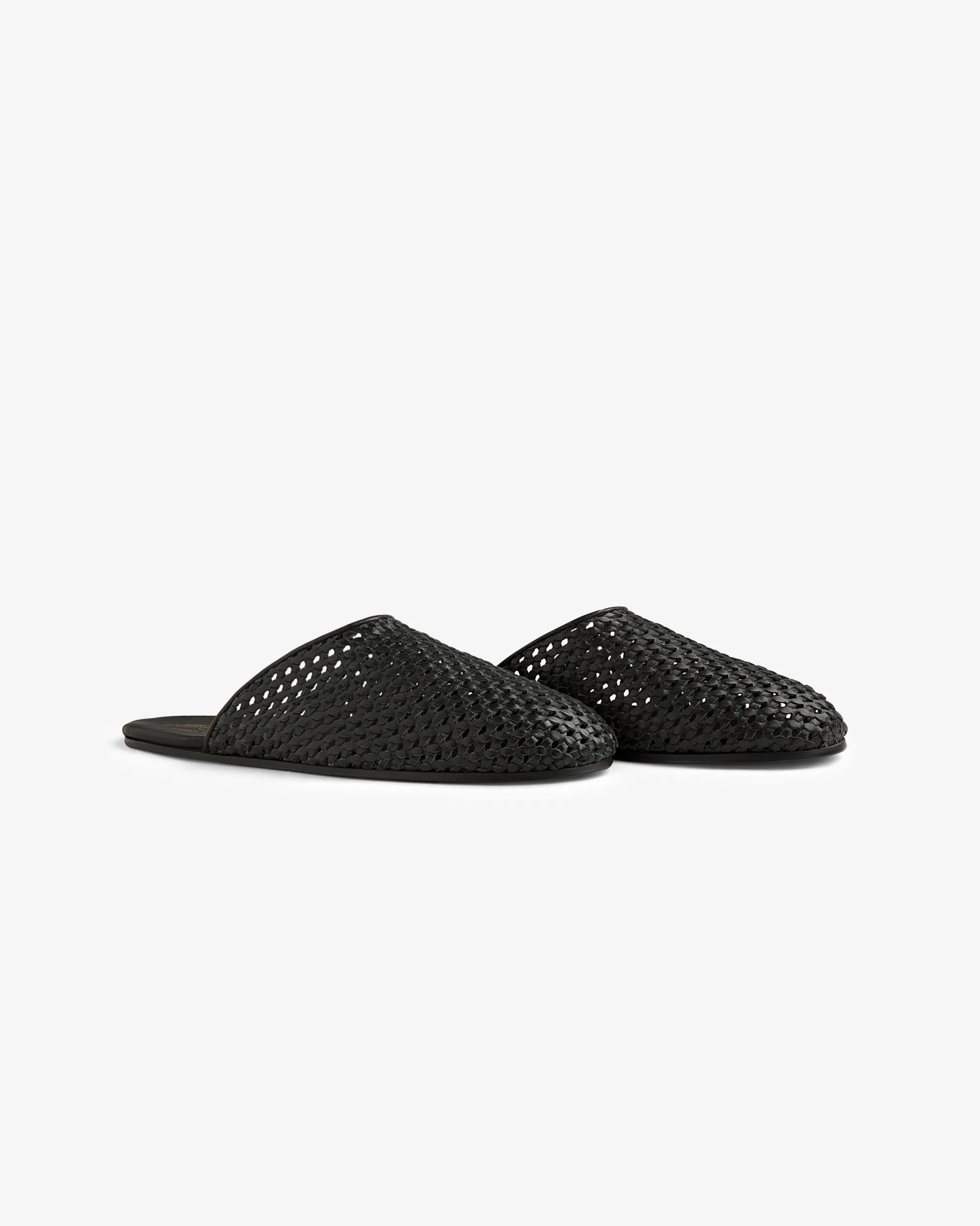 Aimé Leon Dore Leather Raffia Mule