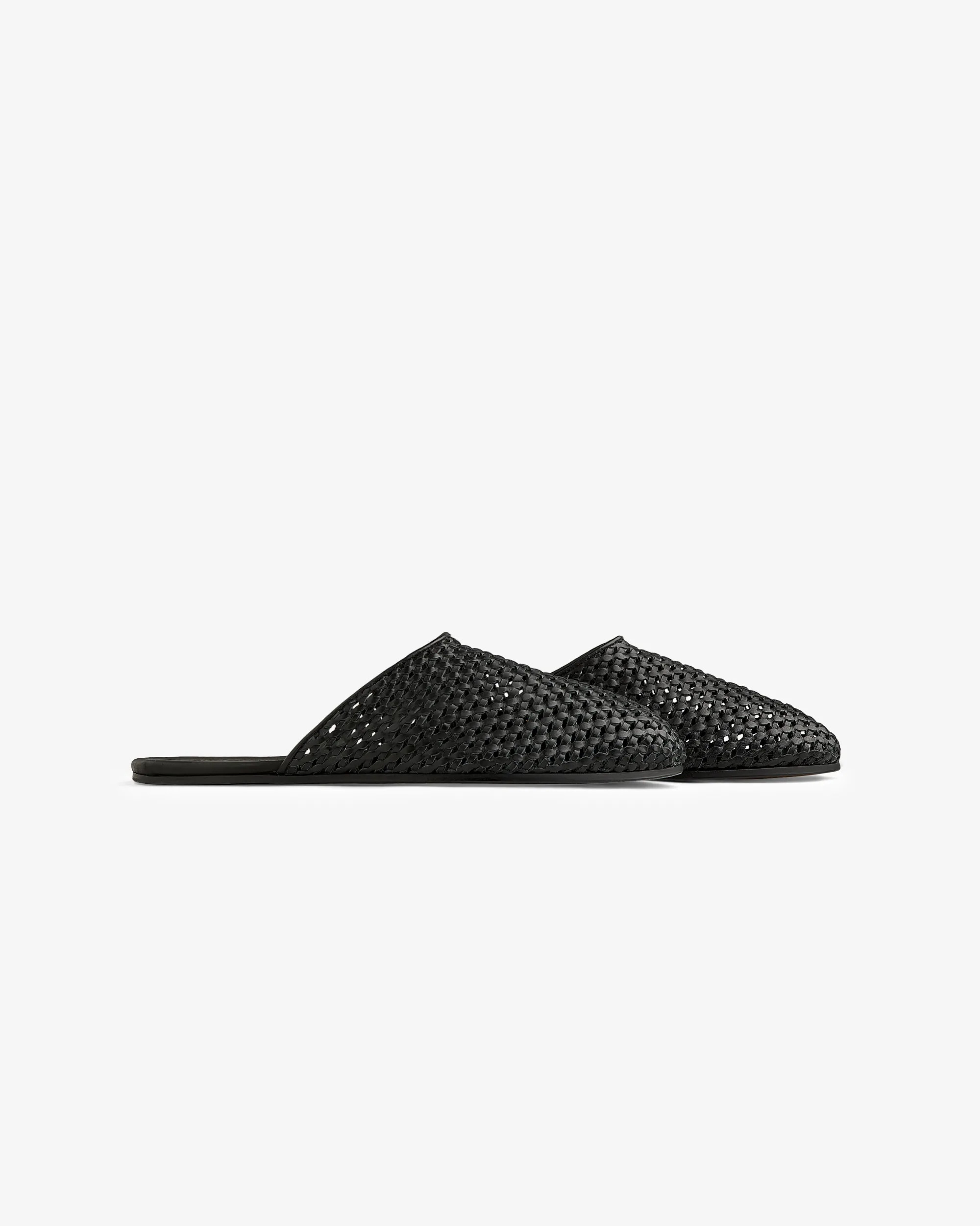 Aimé Leon Dore Leather Raffia Mule