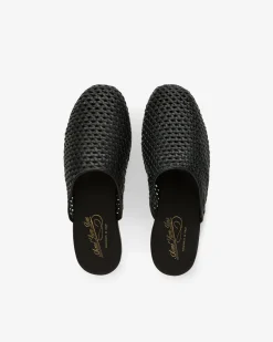 Aimé Leon Dore Leather Raffia Mule