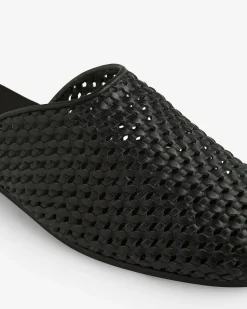 Aimé Leon Dore Leather Raffia Mule