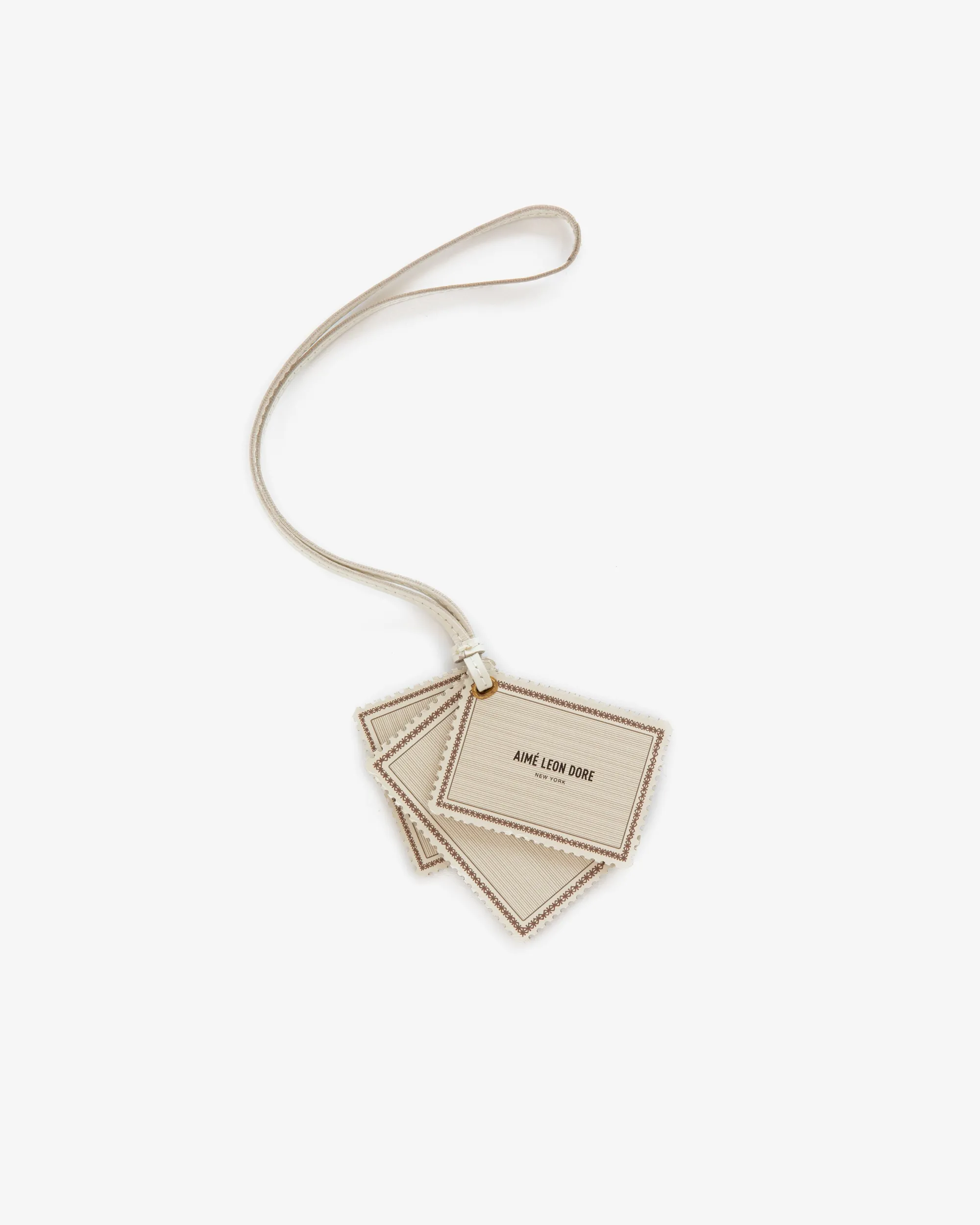 Aimé Leon Dore Leather Traveler Charm