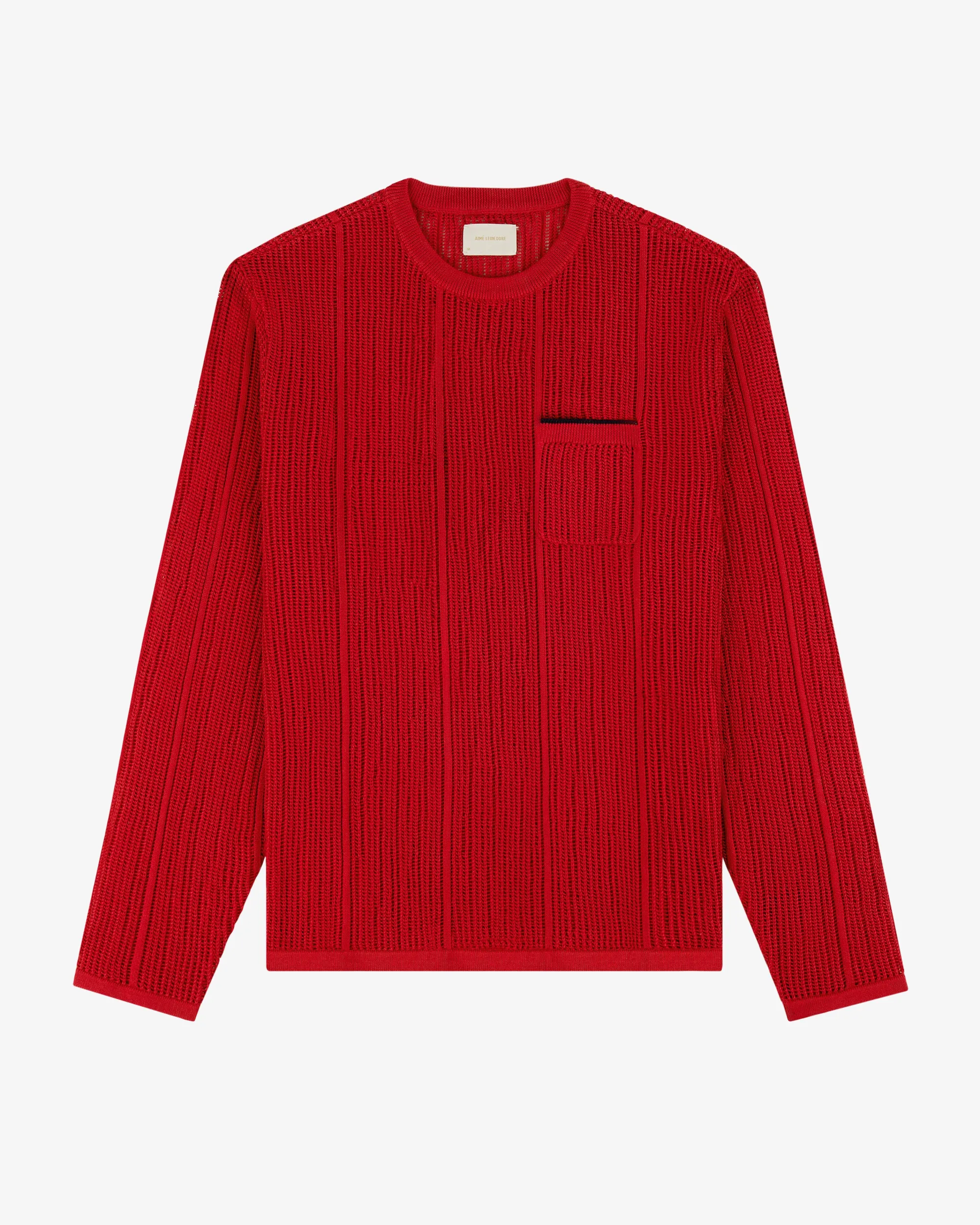 Aimé Leon Dore Long-Sleeve Mesh Knit Tee