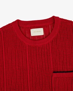 Aimé Leon Dore Long-Sleeve Mesh Knit Tee