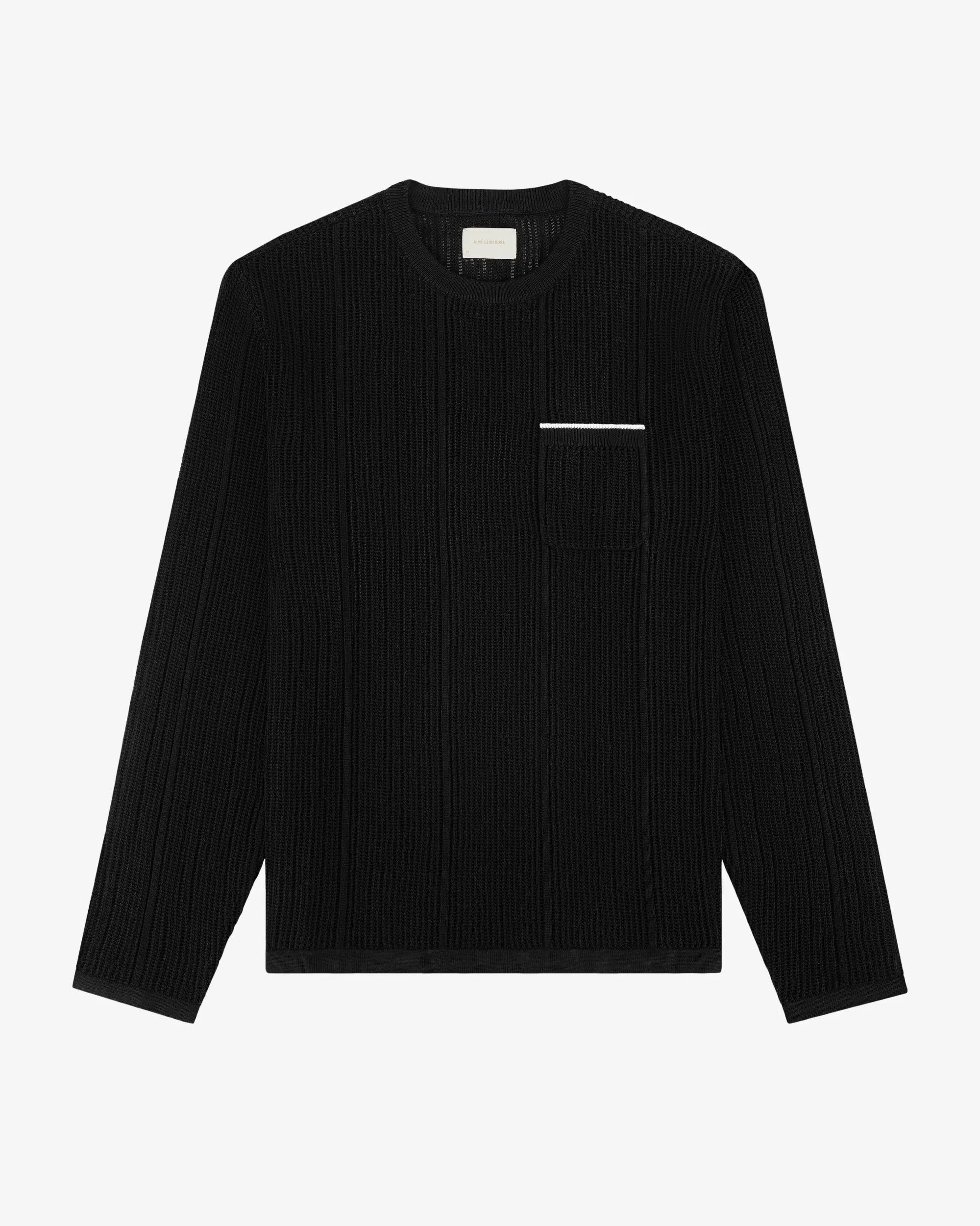 Aimé Leon Dore Long-Sleeve Mesh Knit Tee