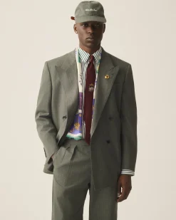 Aimé Leon Dore Monogram Yarn Dyed Stripe Shirt