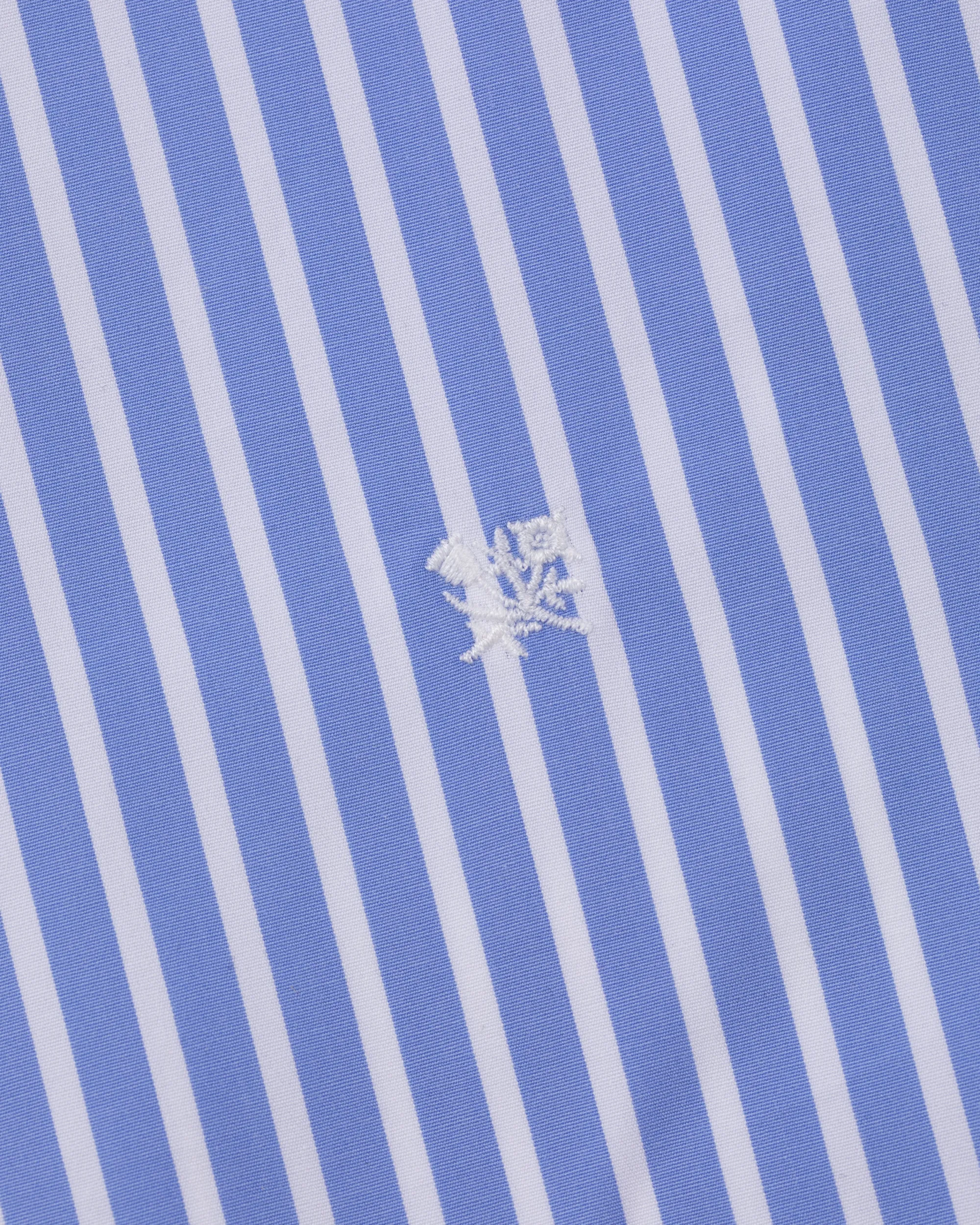 Aimé Leon Dore Monogram Yarn Dyed Stripe Shirt