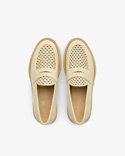 Aimé Leon Dore Queens Crest Raffia Loafer
