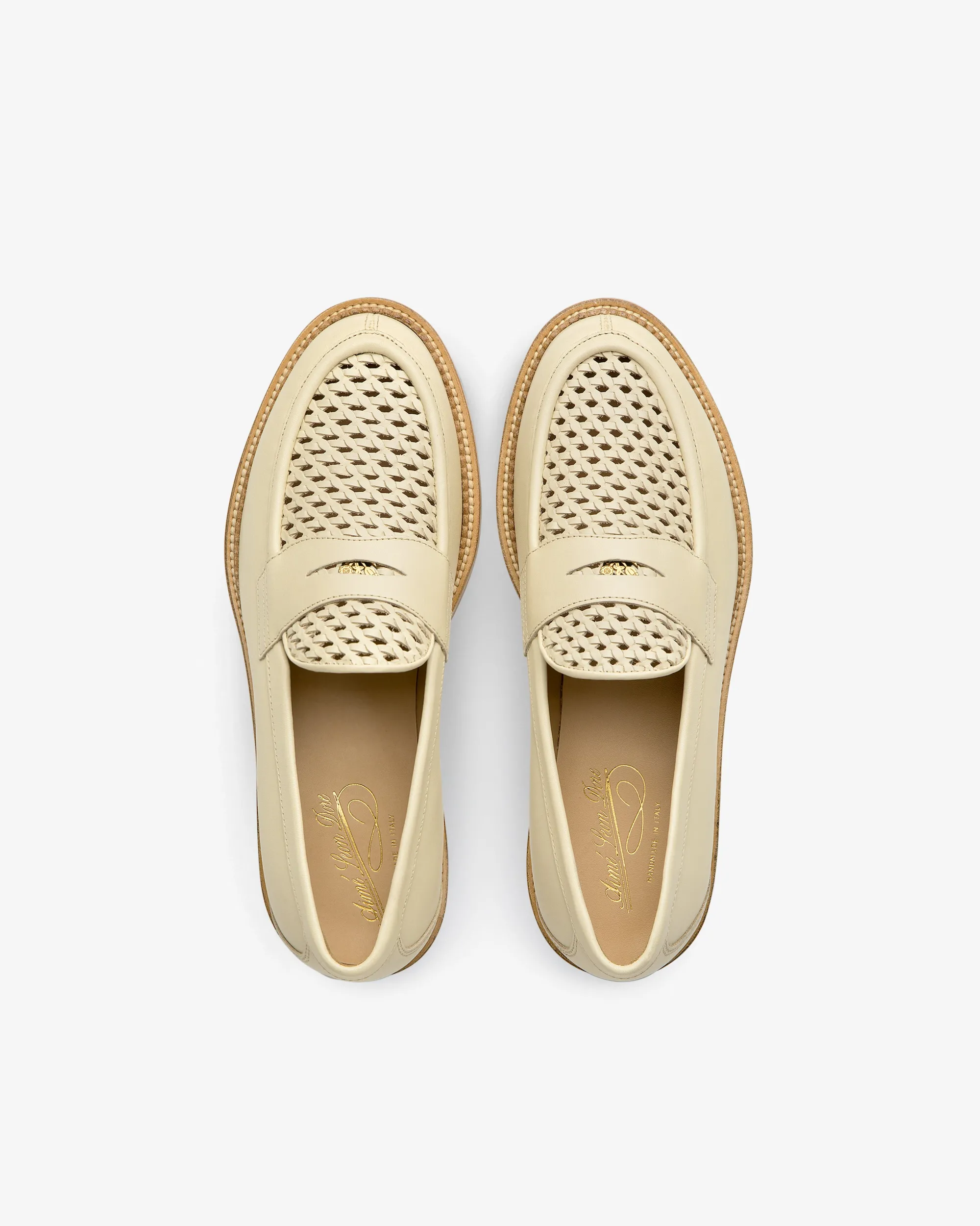 Aimé Leon Dore Queens Crest Raffia Loafer