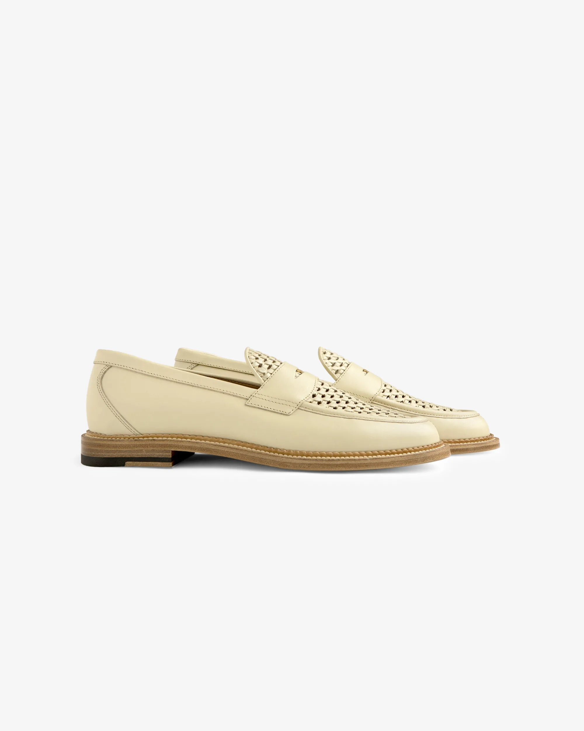 Aimé Leon Dore Queens Crest Raffia Loafer
