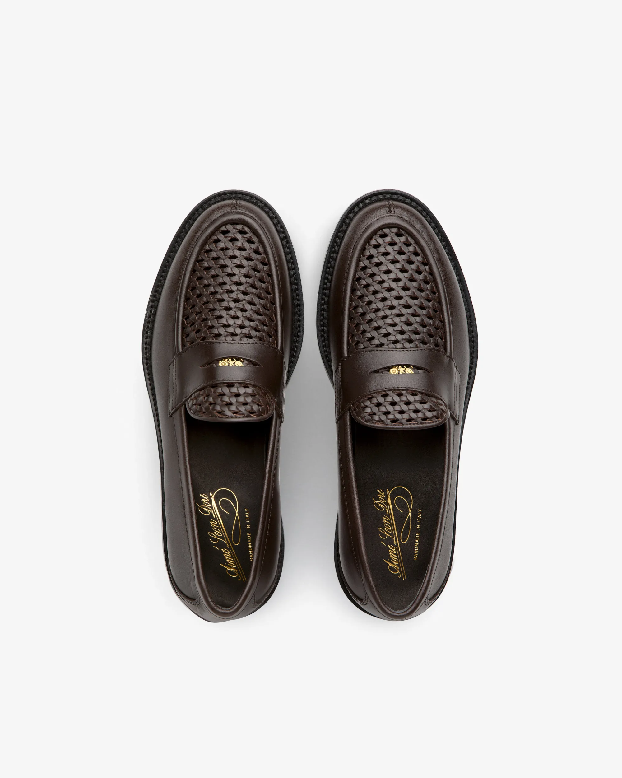Aimé Leon Dore Queens Crest Raffia Loafer