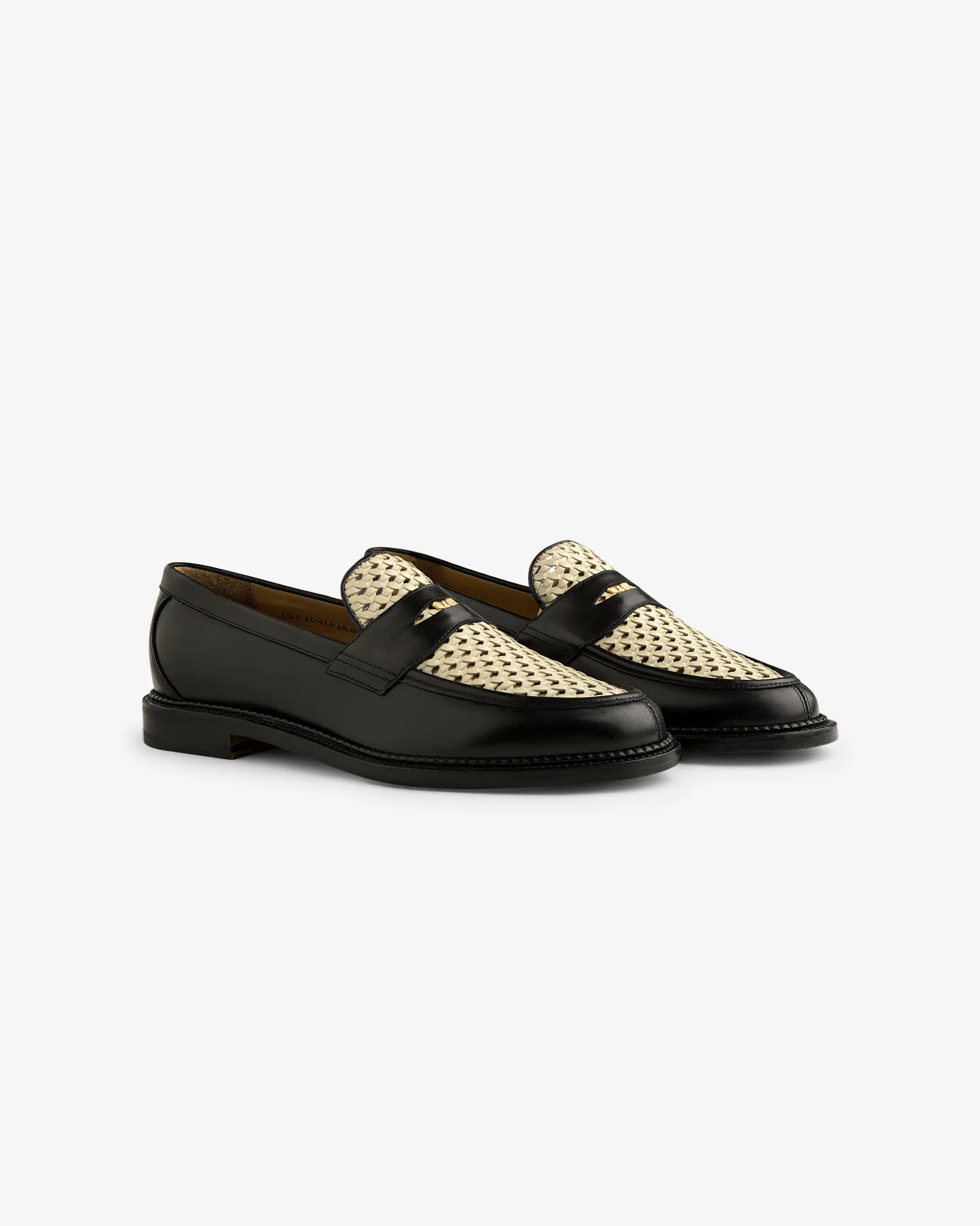 Aimé Leon Dore Queens Crest Raffia Loafer