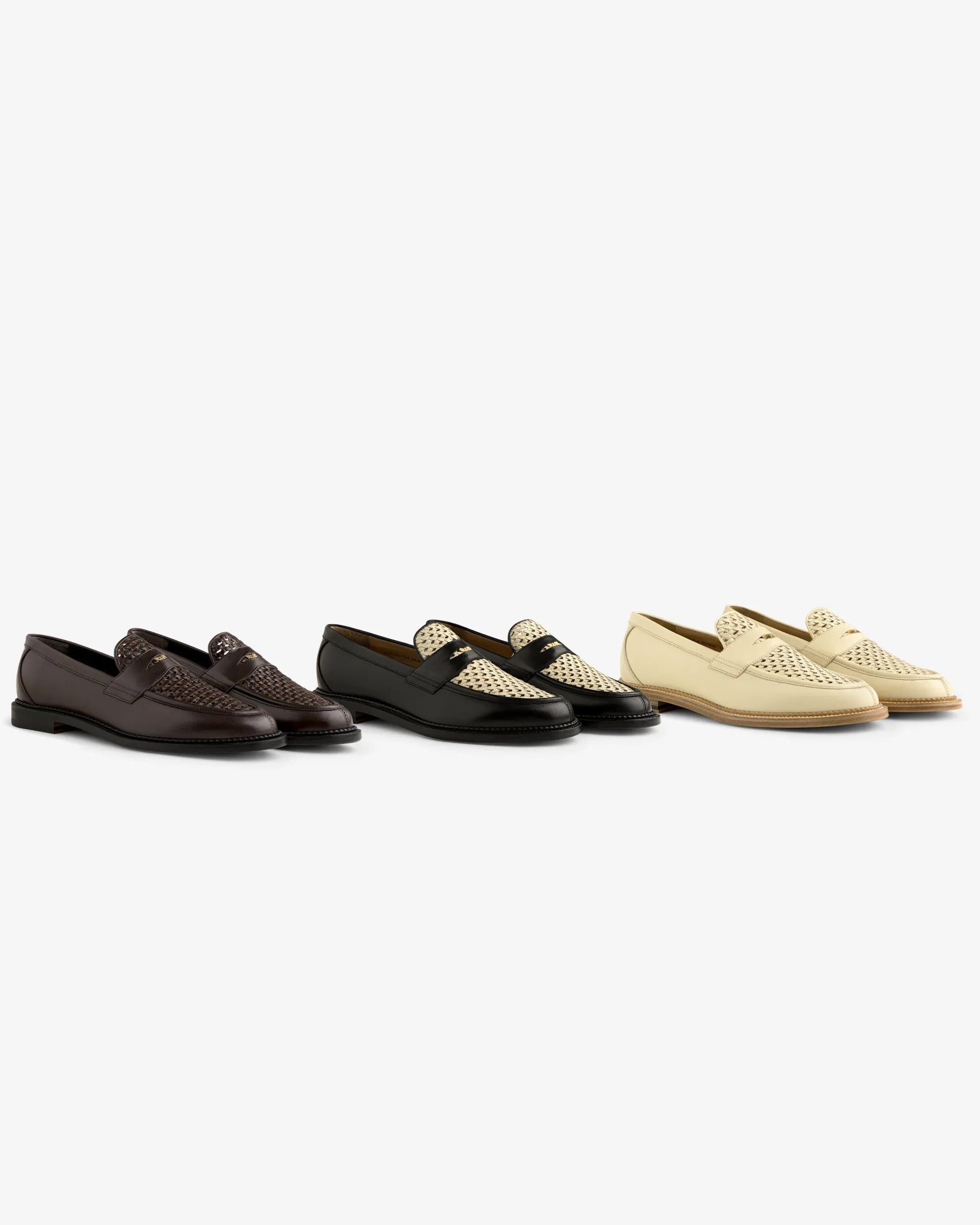 Aimé Leon Dore Queens Crest Raffia Loafer