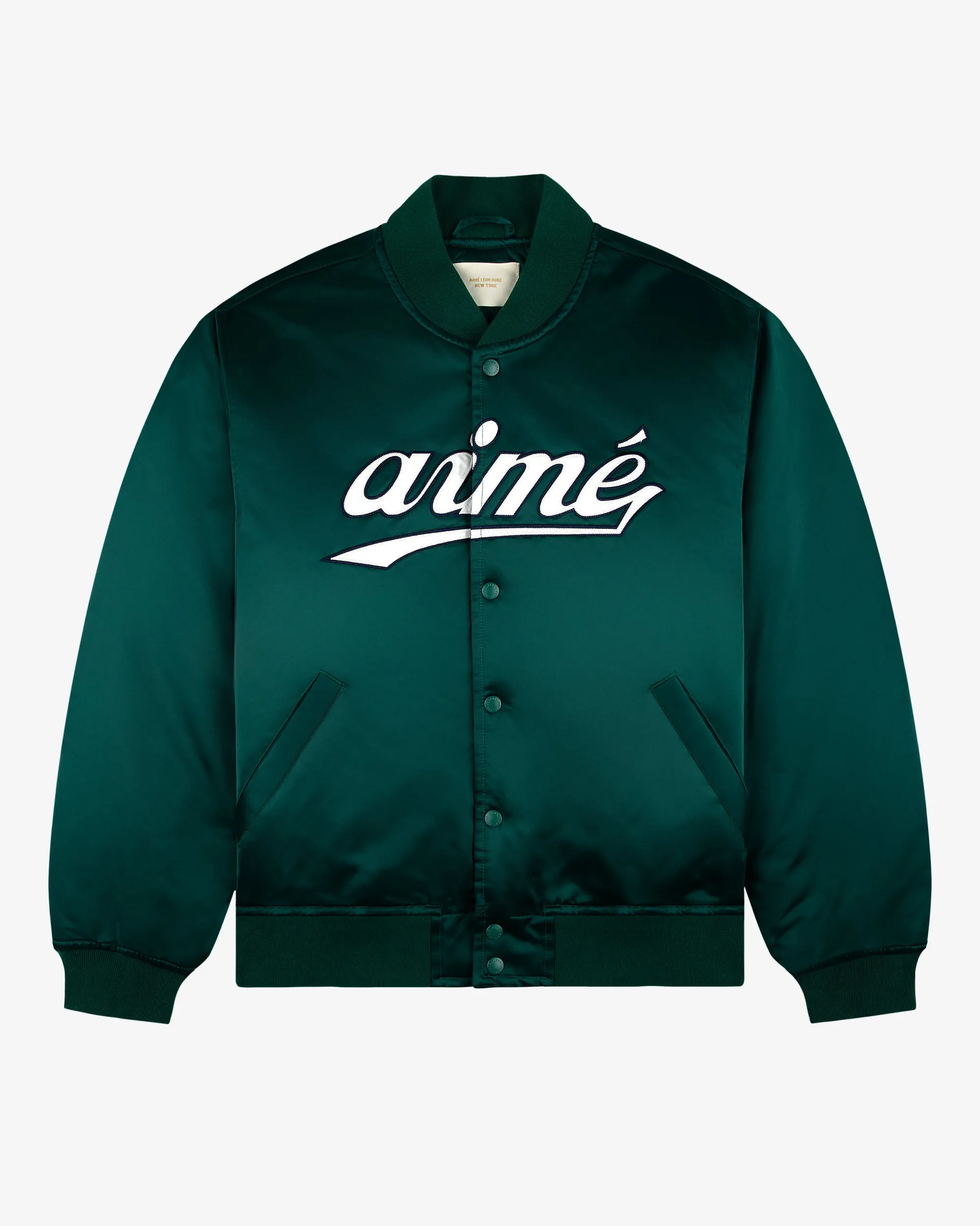 Aimé Leon Dore Satin Varsity Jacket