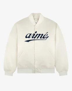 Aimé Leon Dore Satin Varsity Jacket