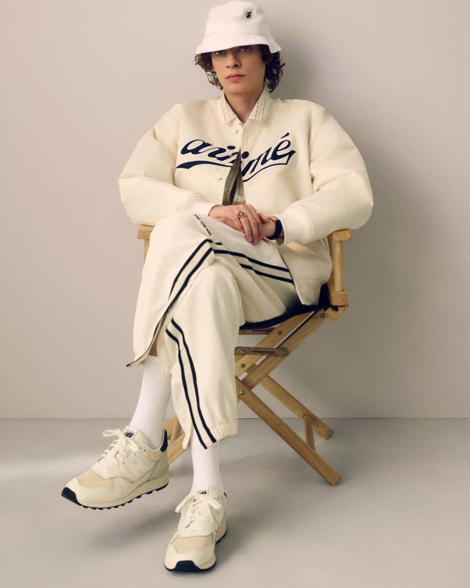 Aimé Leon Dore Satin Varsity Jacket