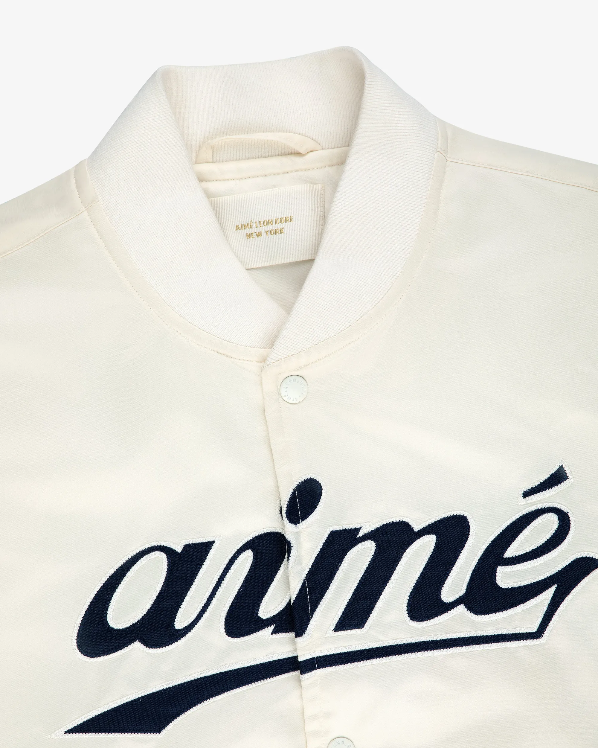 Aimé Leon Dore Satin Varsity Jacket