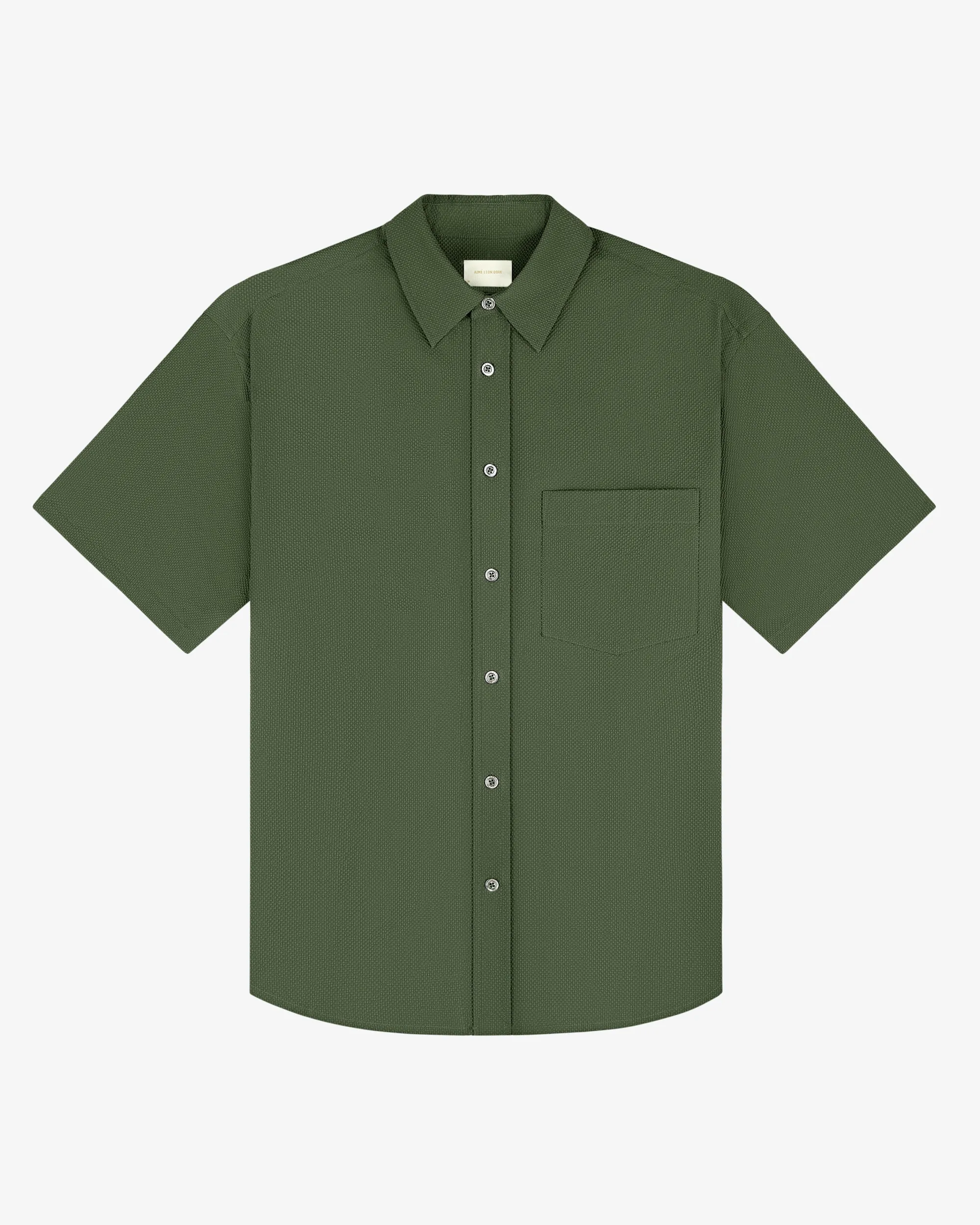 Aimé Leon Dore Short-Sleeve Seersucker Shirt