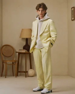 Aimé Leon Dore Single-Breasted Peak Lapel Suit Jacket